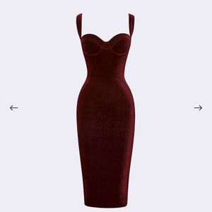 Poem Bangkok velvet dress